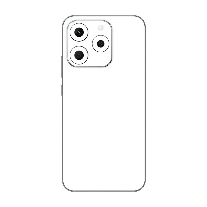 Flat Back / White Matte