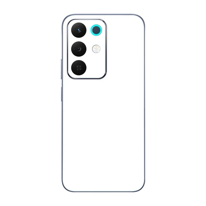 Flat Back / White Matte