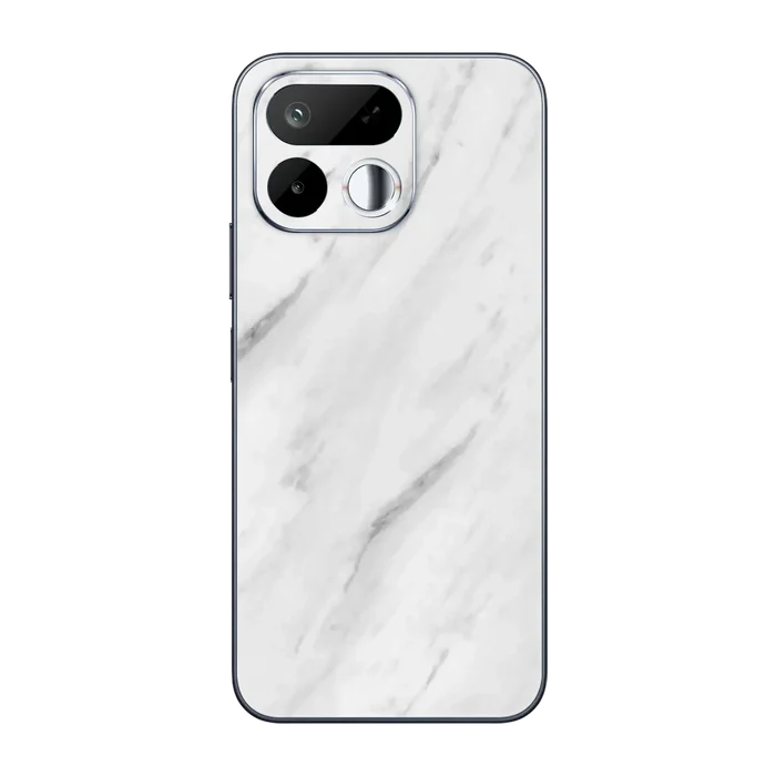 Flat Back / White Marble