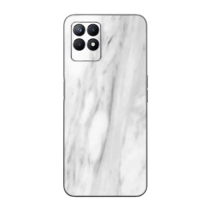 Flat Back / White Marble