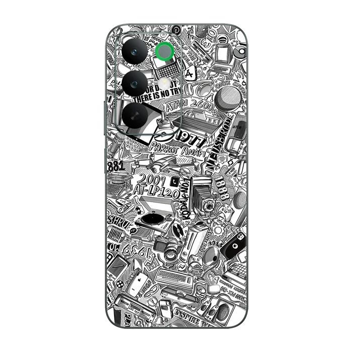 Flat Back / Tech Camo Light