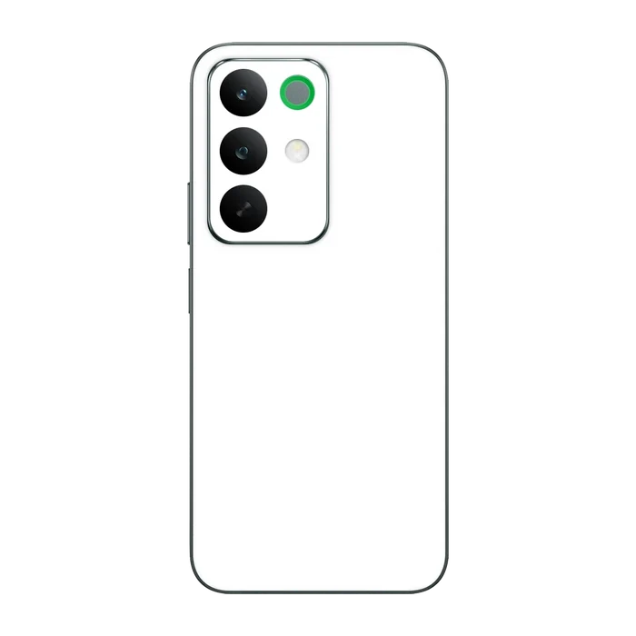 Flat Back / White Matte