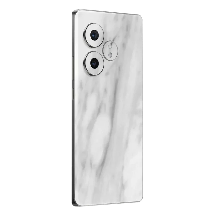 Flat Back / White Marble