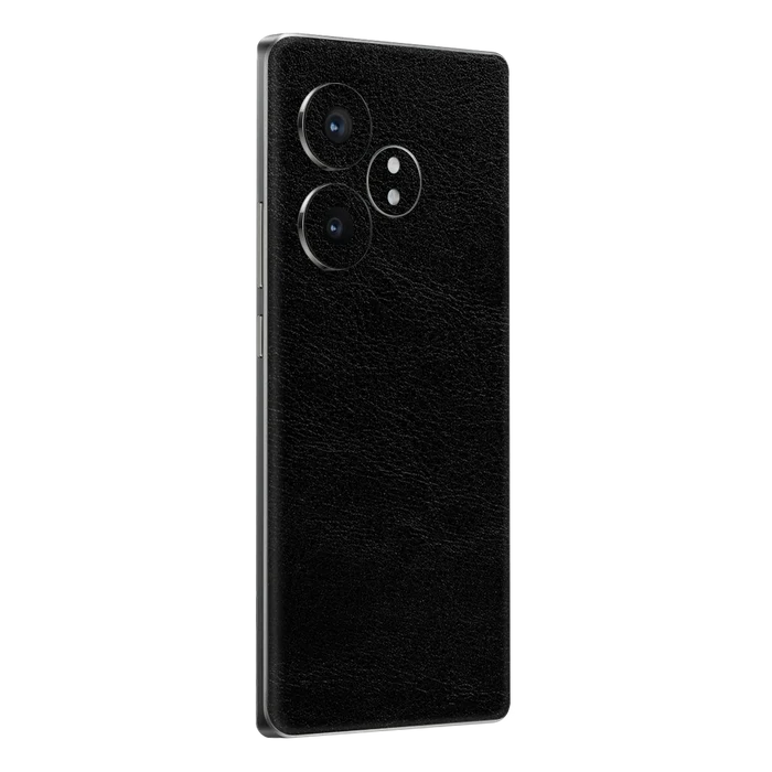 Flat Back / Obsidian Leather