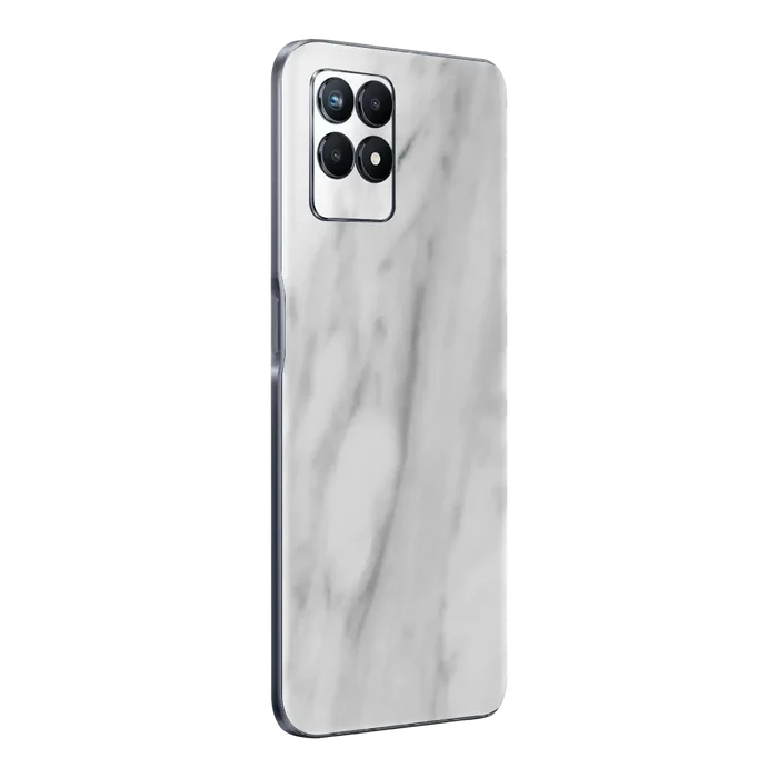 Flat Back / White Marble