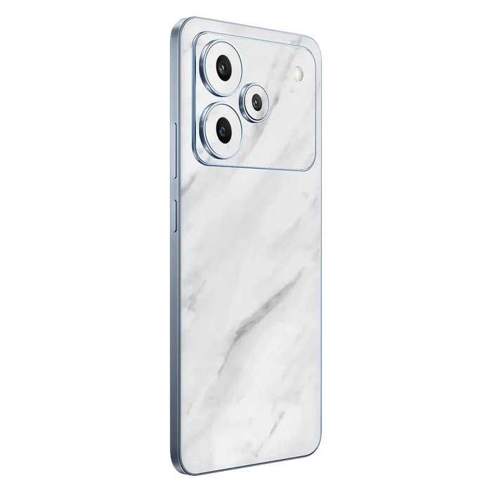Flat Back / White Marble