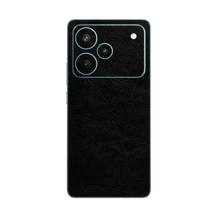 Flat Back / Obsidian Leather