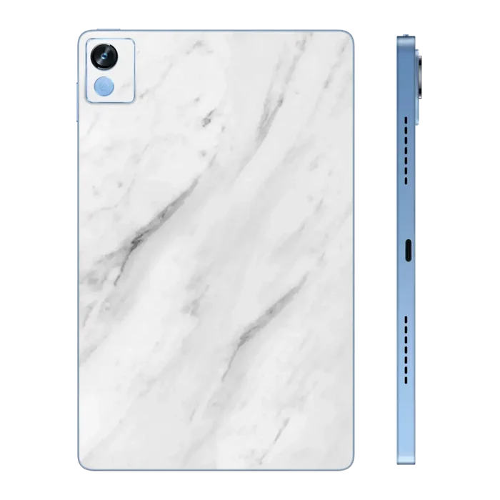 Flat Back / White Marble