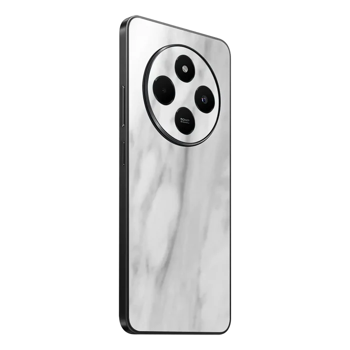 Flat Back / White Marble