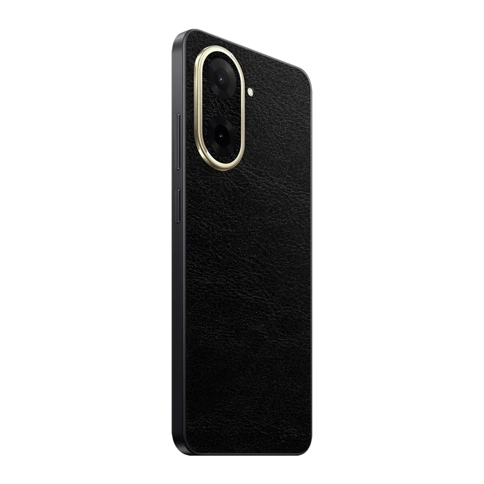 Flat Back / Obsidian Leather