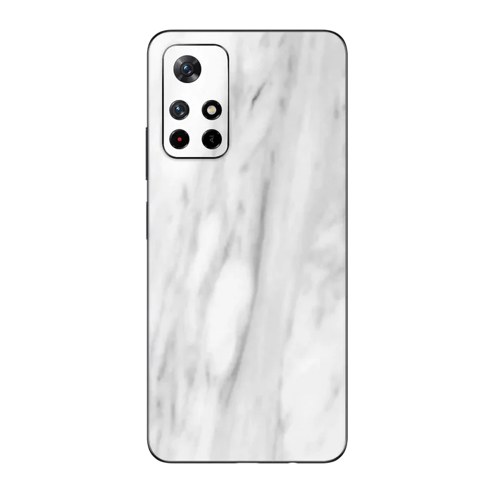 Flat Back / White Marble