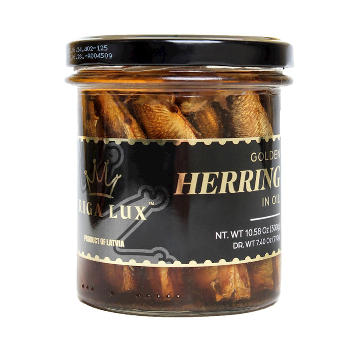 RIGA LUX GOLDEN HERRING IN OIL 300g