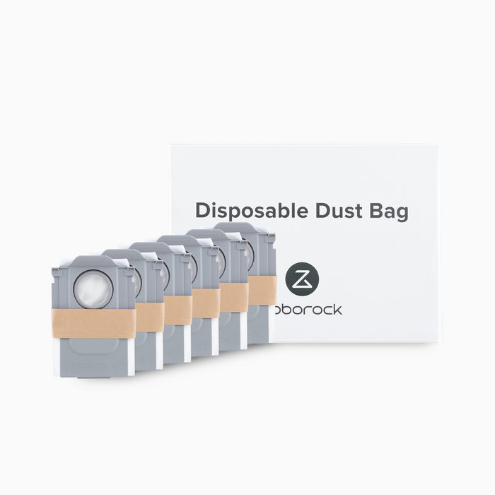 Roborock Dust Bag*6pcs for S8 MaxV Ultra, S8 Max Ultra, Qrevo Series, Qrevo Curv Series, Qrevo Edge Series, Saros Series and QV Series