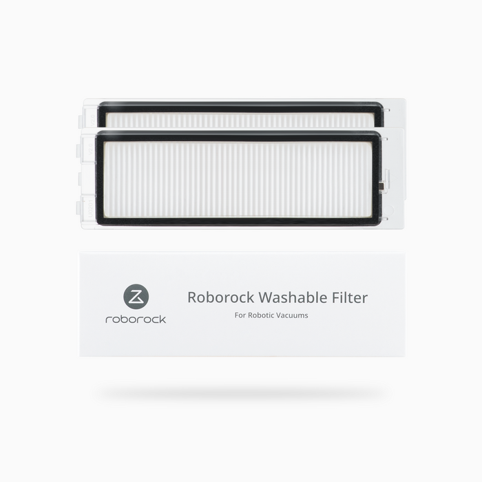 Roborock Washable Filter*2 pcs for Roborock Qrevo Master, Qrevo Slim and Saros Z70-Point Program