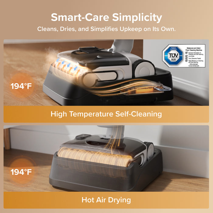 Rockrobo F25 GT Gen 2 Smart Wet & Dry Vacuum with Zero-Tangle Cleaning