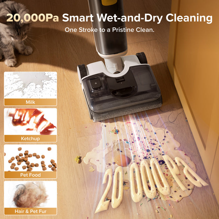 Rockrobo F25 GT Gen 2 Smart Wet & Dry Vacuum with Zero-Tangle Cleaning