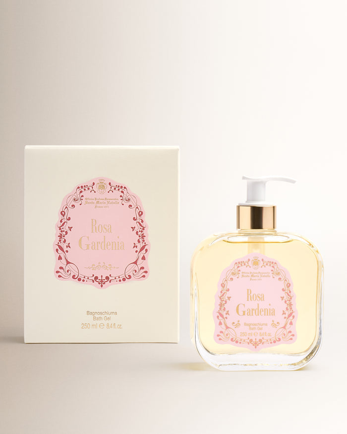 Rosa Gardenia Glass Bath Gel