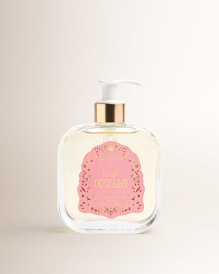 Rosa Novella Glass Bath Gel