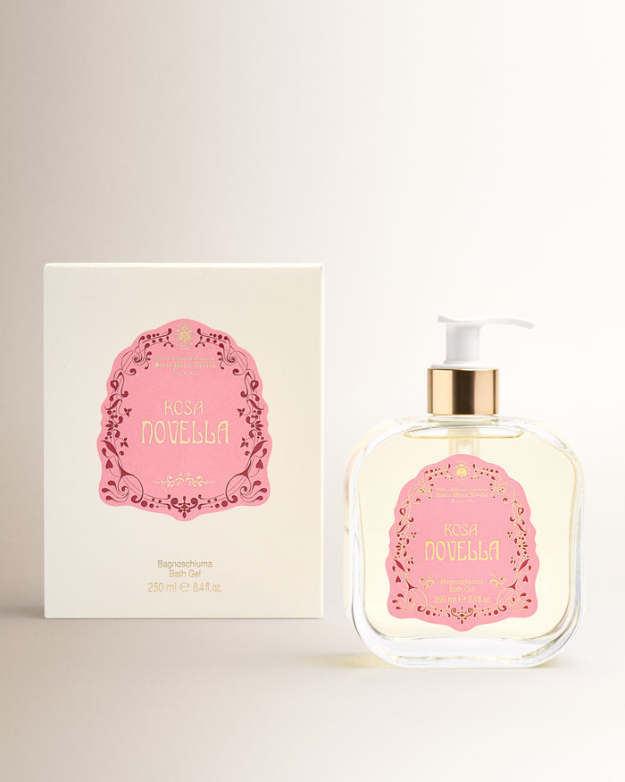 Rosa Novella Glass Bath Gel