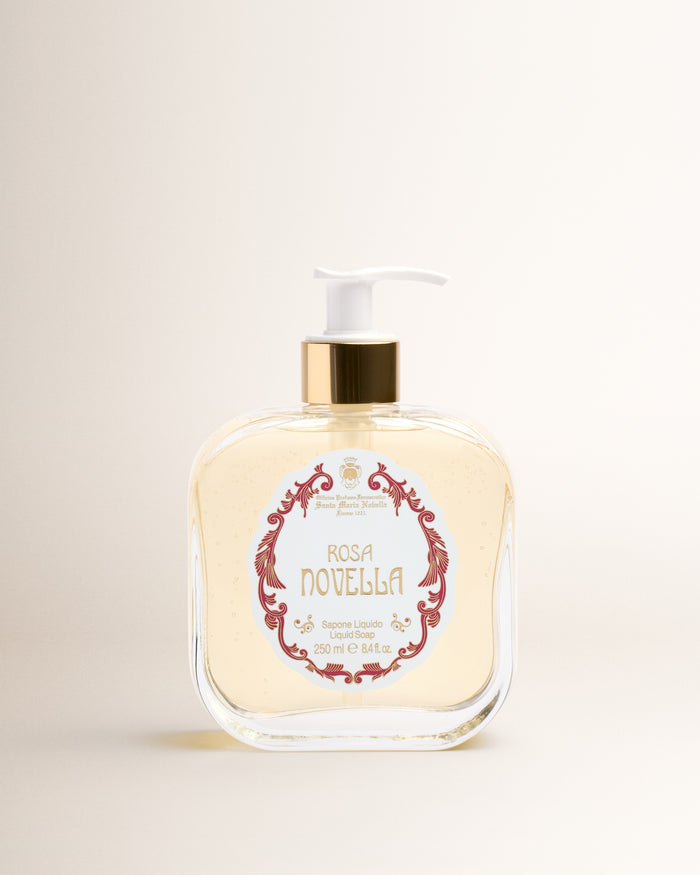 Rosa Novella Glass Liquid Soap