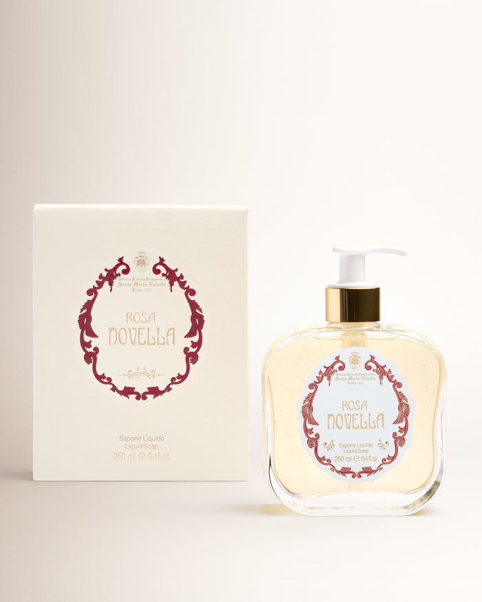 Rosa Novella Glass Liquid Soap