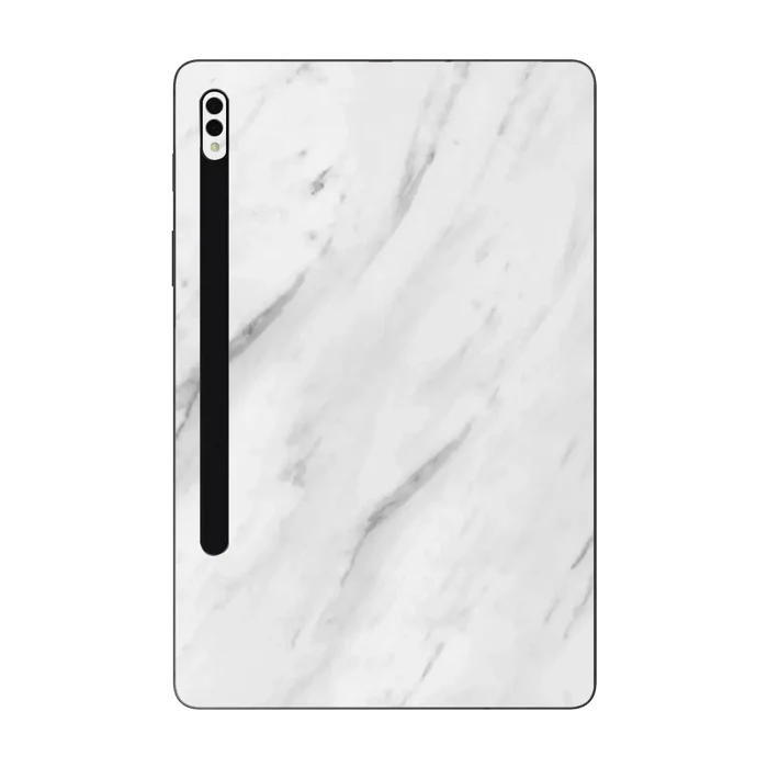 Flat Back / White Marble