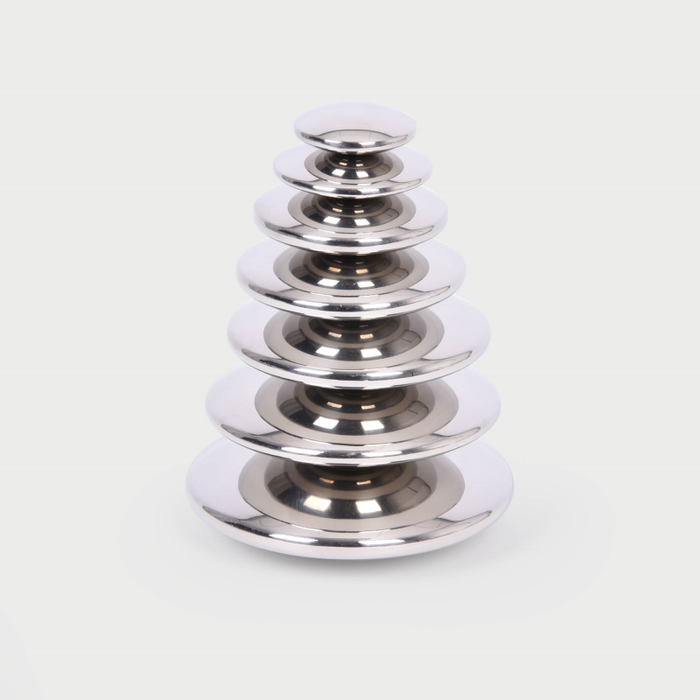 Sensory Reflective Silver Buttons