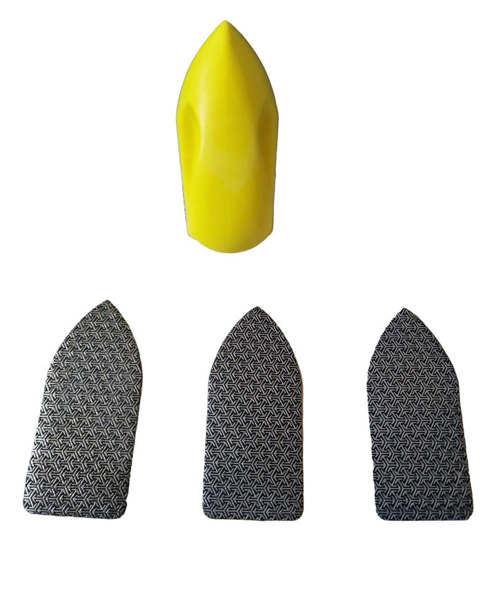 SET PLATORELLI DIAMANTATI + SUPPORTO A VELCRO