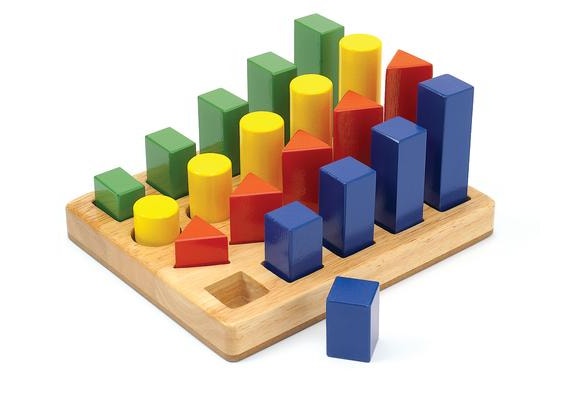 Shape Sequence Blocks 21 pc
