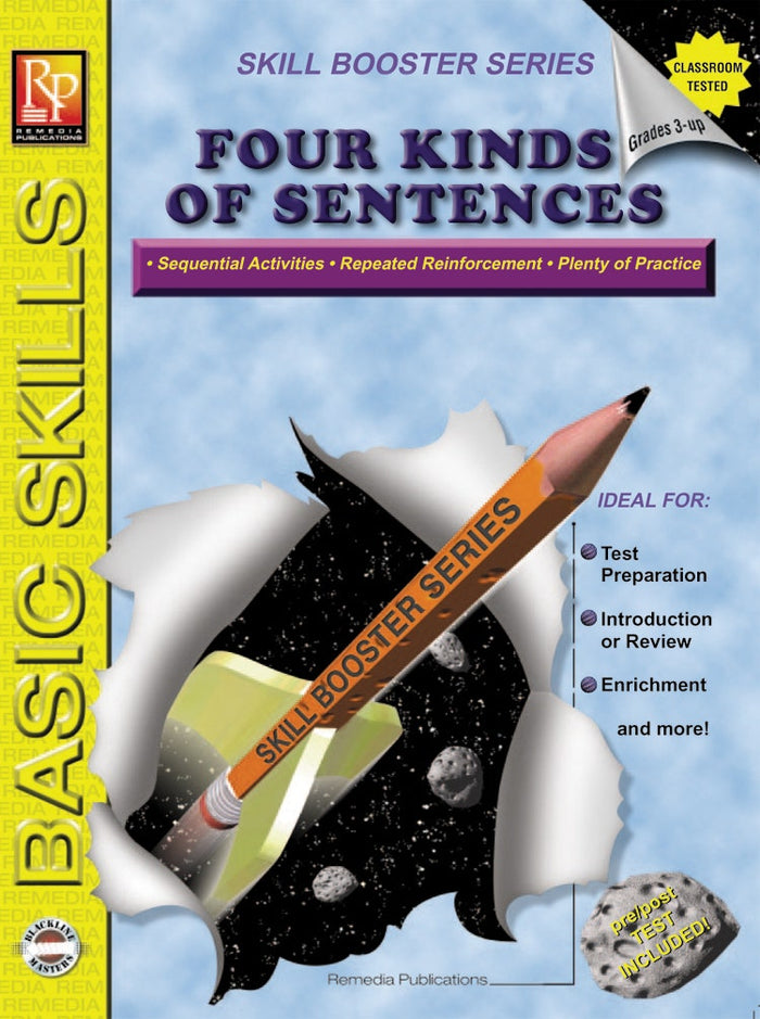 Skill Booster Series: Four Kinds of Sentences Ebook