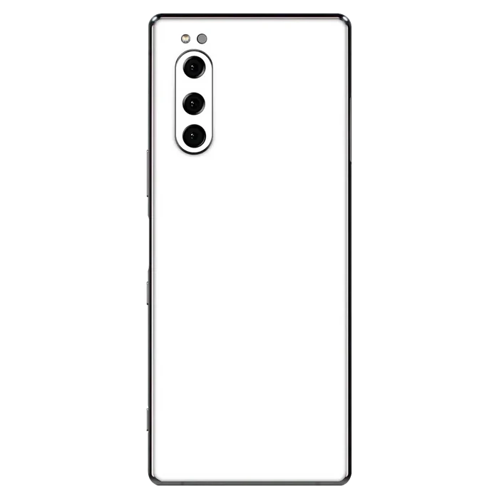 Flat Back / White Matte