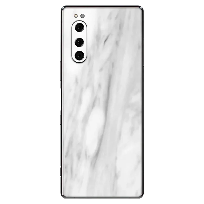 Flat Back / White Marble