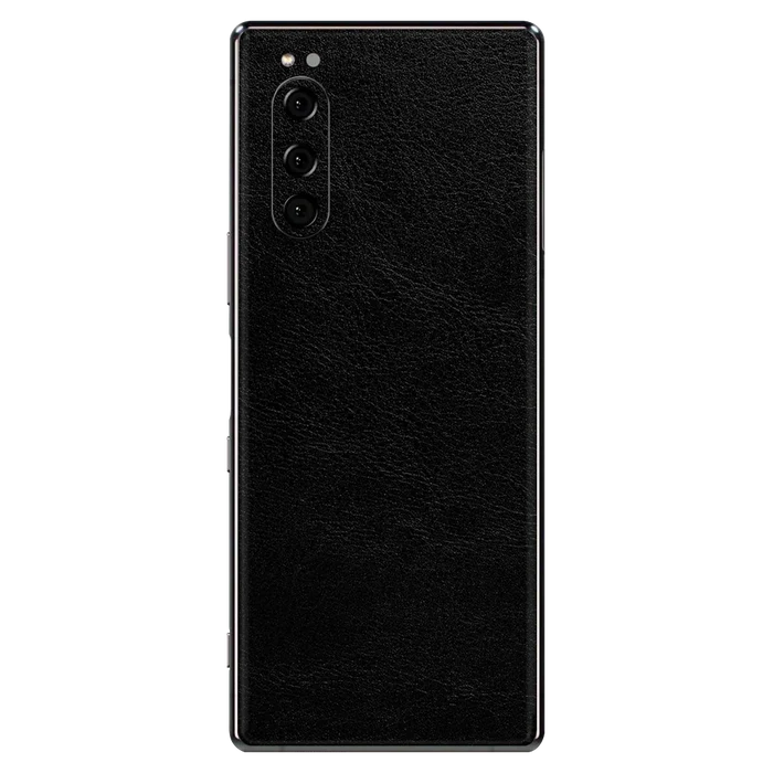 Flat Back / Obsidian Leather