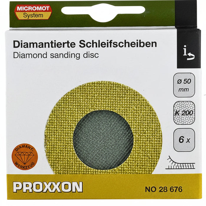 TAMPONE DIAMANTATO PROXXON CONF. 6 PEZZI (VARIE GRANE )