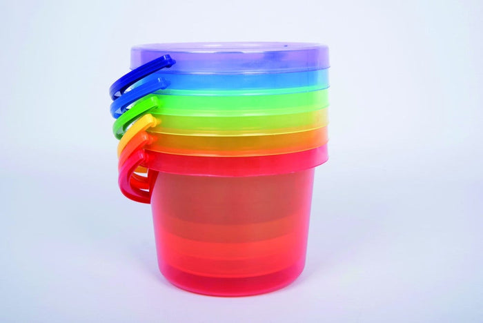 Translucent Colour Bucket Set