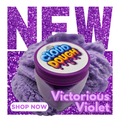 Introducing Our New Victorious Violet Cloud Dough Slime. You'll Love Our Drizzle! Order Now At www.KidsSlimeClub.com