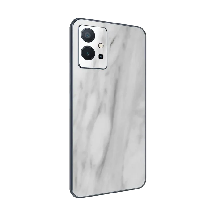 Flat Back / White Marble