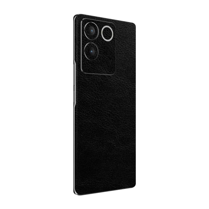 Flat Back / Obsidian Leather