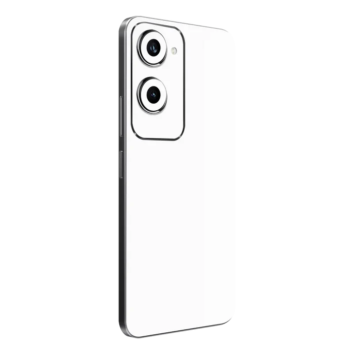 Flat Back / White Matte