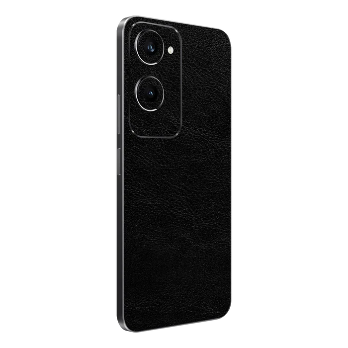 Flat Back / Obsidian Leather