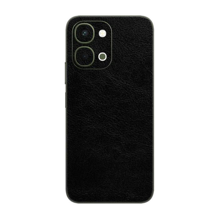 Flat Back / Obsidian Leather