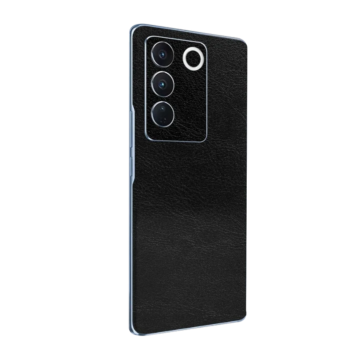 Flat Back / Obsidian Leather