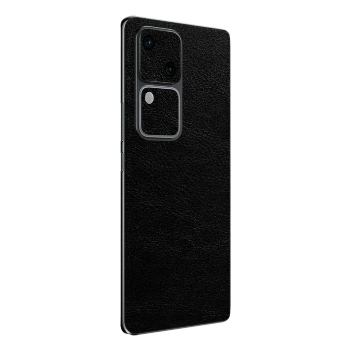 Flat Back / Obsidian Leather