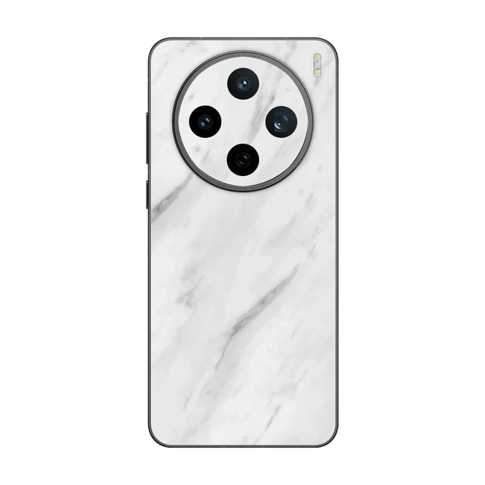 Flat Back / White Marble