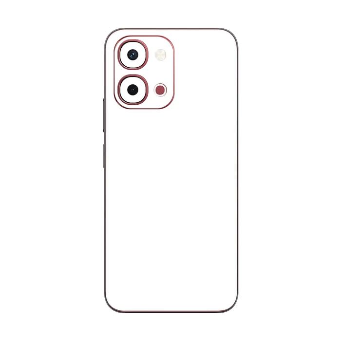 Flat Back / White Matte