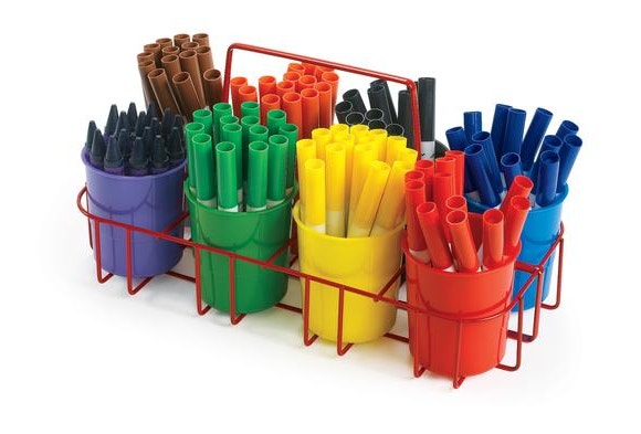Washable Colorful Craft Cups - Set of 8