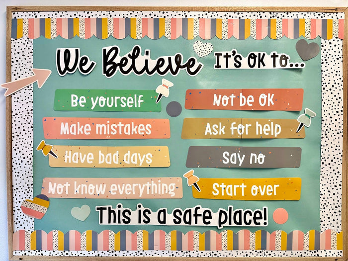 We Belong Motivational Bulletin Board Set