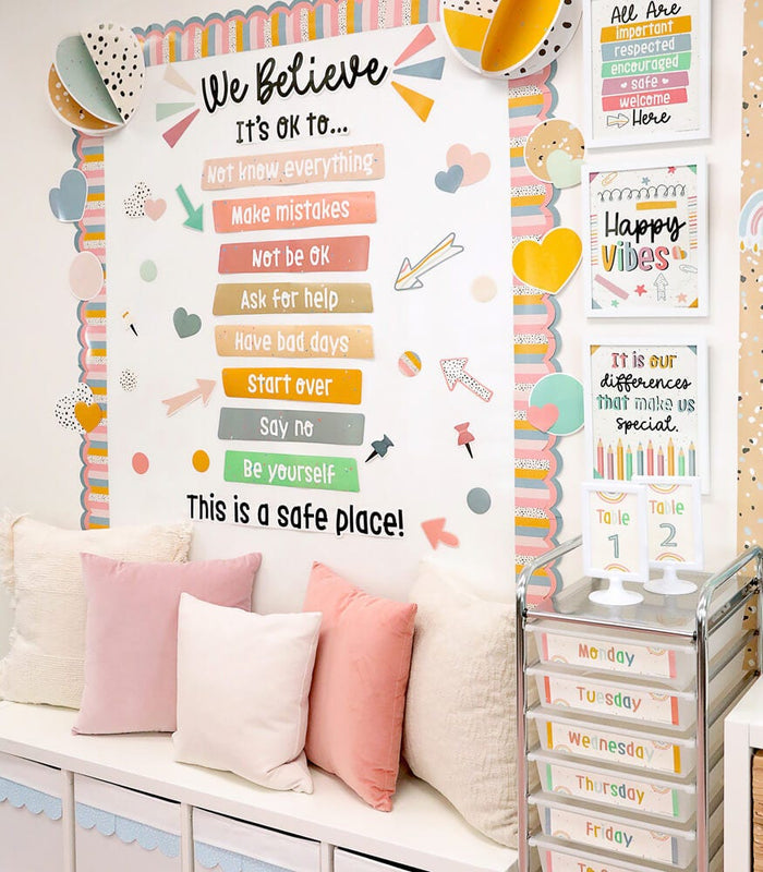 We Belong Motivational Bulletin Board Set