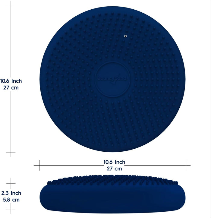 Wiggle Seat Big Sensory Cushion-Blue 33cm