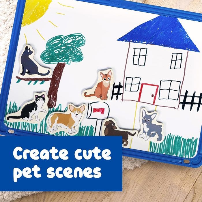 Wooden Magnets - Cats & Dogs
